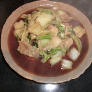 白菜と豚こまの炒め煮